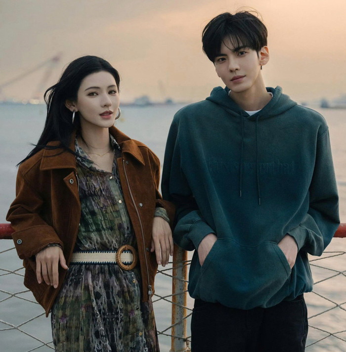 Trương Dư Hi - Tất Văn Quân (Ảnh: Weibo). 