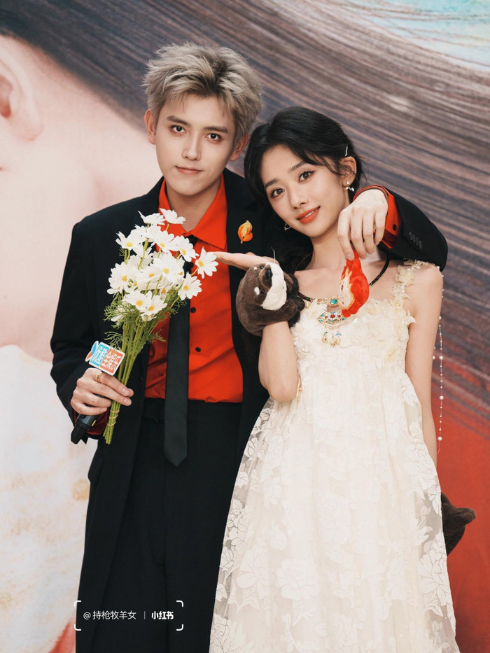 Vương Ảnh Lộ - Trần Phi Vũ (Ảnh: Weibo). 