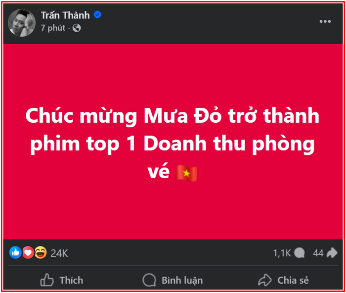 Ảnh: Facebook nhân vật. 