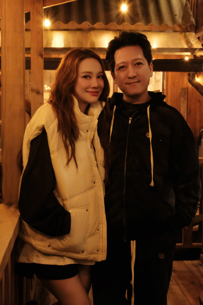 Nhã Phương nỗ lực giúp chồng thực hiện dự án phim điện ảnh trong thời gian mang thai lần ba. Ảnh: FBNV