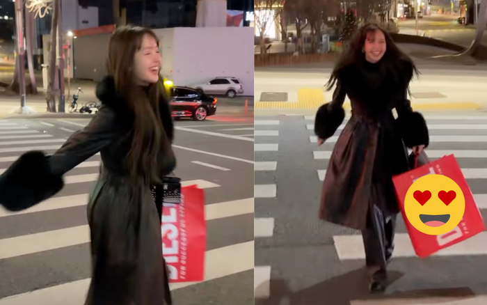 Lisa cười tươi rói trong video mới nhất. Ảnh: IGNV