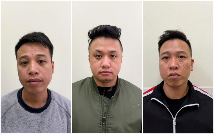 3 đối tượng trong vụ cố ý gây thương tích ở bến xe Giáp Bát. Ảnh: Công an TP Hà Nội