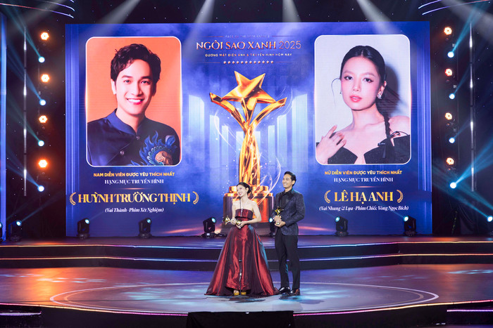 Diễn viên Huỳnh Trường Thịnh và Lê Hạ Anh.