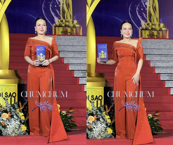 Việt Hương xuất hiện tại một lễ trao giải mới đây. (Ản h từ TikTok ChumChum)