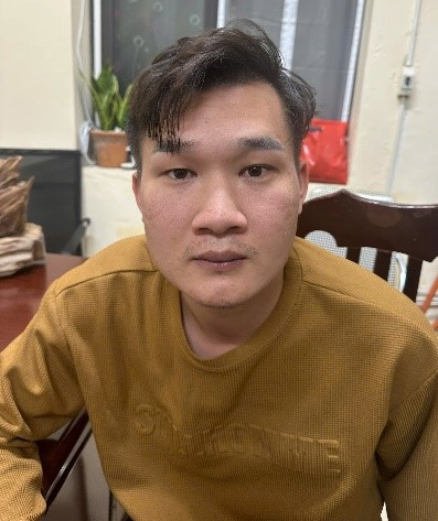 Đối tượng Trương Thế Kiên. Ảnh: Công an TP Hà Nội