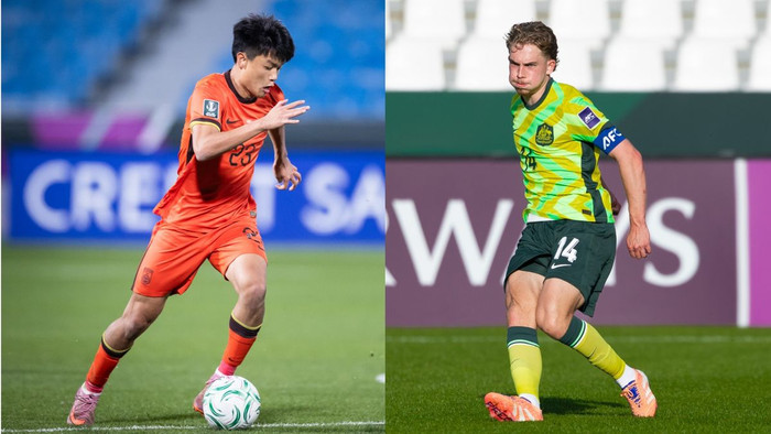 Nếu như U23 Việt Nam rộng cửa vào tứ kết thì U23 Trung Quốc đối diện nỗi lo bị loại nếu thua Australia. Ảnh: AFC