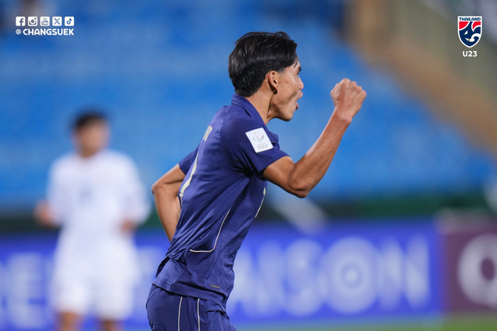 U23 Thái Lan không chỉ thoát thua Iraq mà còn có quyền tự quyết số phận ở bảng D VCK U23 châu Á 2026. Ảnh: FAT