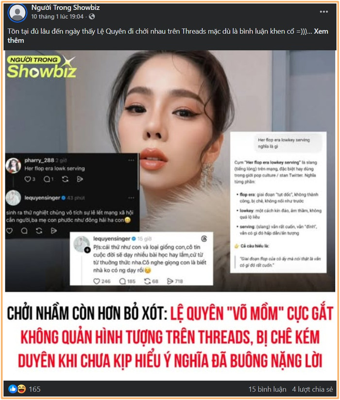 Cơn khủng hoảng của Lệ Quyên Ảnh 5