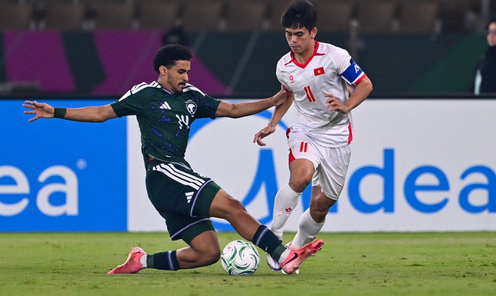 U23 Việt Nam đã xuất sắc loại Saudi Arabia để giành ngôi nhất bảng A VCK U23 châu Á 2026. Ảnh: AFC