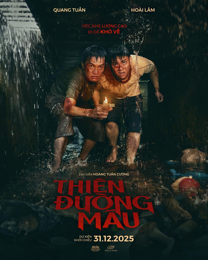 Hoài Lâm đã giảm 10kg để phù hợp với nhân vật trong Thiên Đường Máu (Ảnh: FBNV).