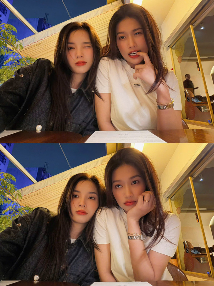 Thiên Ân khéo léo bênh vực về màn lên tiếng từ phía Kỳ Duyên. Ảnh: FBNV