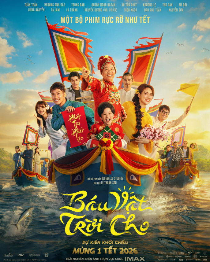 Poster chính thức mới nhất của Báu vật trời cho với dàn cast hiện tại, không còn sự xuất hiện của Ma Ran Đô