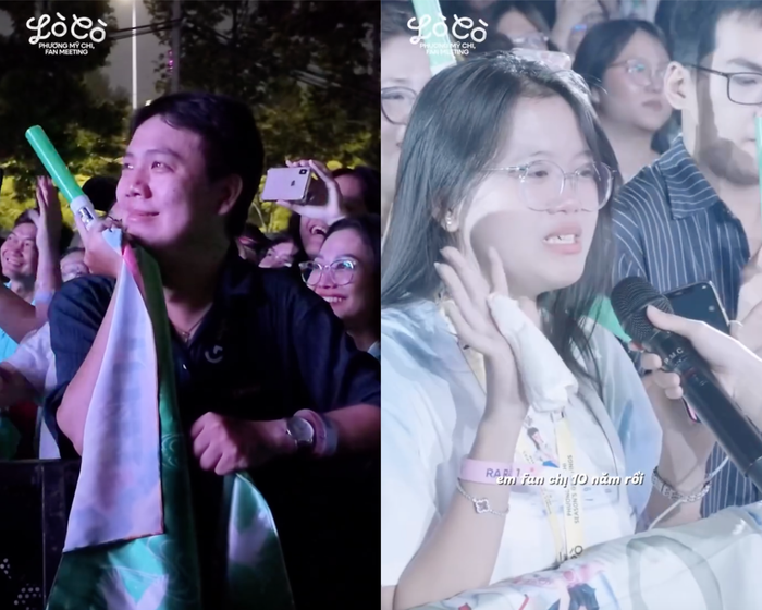 Người hâm mộ bật khóc khi lắng nghe ca khúc của Phương Mỹ Chi (Ảnh: Chụp màn hình).