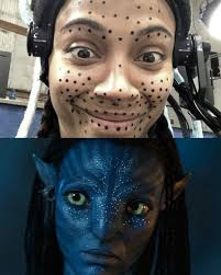 Zoe Saldaña được thể hiện Neytiri thông qua công nghệ motion capture, phương pháp cốt lõi trong cách James Cameron kiến tạo thế giới Avatar.