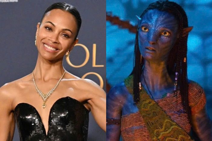 Zoe Saldaña trong vai Neytiri – nhân vật gắn liền với thành công toàn cầu của loạt phim Avatar. - Ảnh: AFP&nbsp;