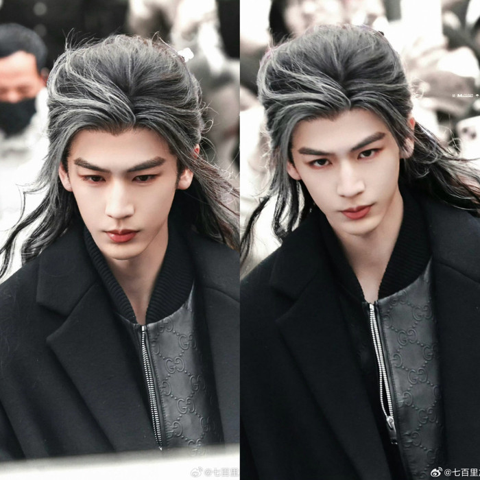 Tạo hình tóc bạc của Trương Lăng Hách trong Quy Loan gây sốt mạng xã hội.