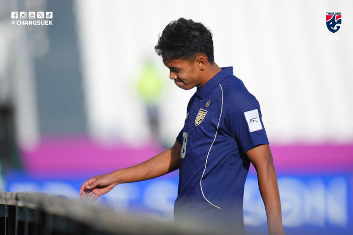 U23 Thái Lan chính thức nói lời chia tay VCK U23 châu Á 2026 ngay từ vòng bảng sau trận hòa không bàn thắng trước U23 Trung Quốc. Ảnh: FAT