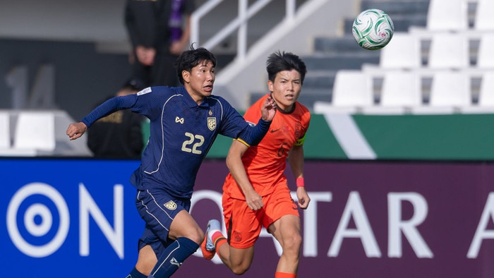 U23 Thái Lan chính thức khép lại hành trình tại VCK U23 châu Á 2026 với nỗi thất vọng lớn. Ảnh: AFC