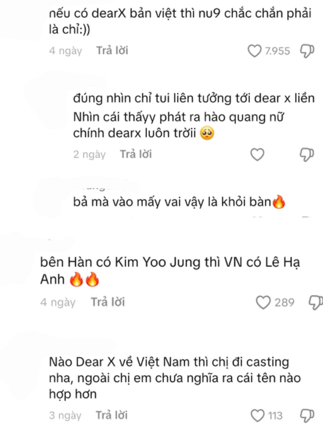 Khí chất sắc sảo của Lê Hạ Anh trở thành tâm điểm bàn luận, được cho là rất hợp với các nhân vật nữ chính nhiều tầng tâm lý