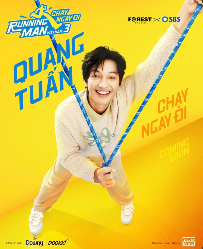 Nam diễn viên lần đầu thử sức với vai trò người chơi trong chương trình thực tế Running Man Việt. - Ảnh: NXS&nbsp;