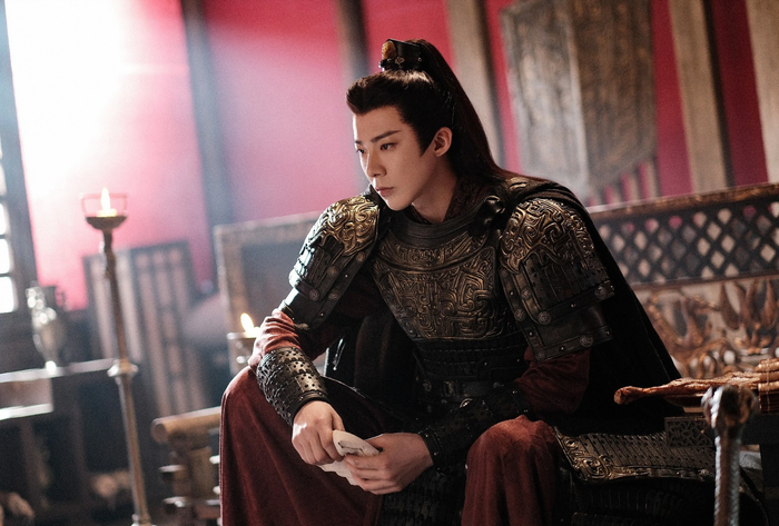 Tiếp tục giữ thứ hạng cao, Lưu Vũ Ninh xếp thứ sáu với vai Ngụy Thiệu, một hình tượng cổ trang khác biệt so với các vai diễn trước đó của anh.