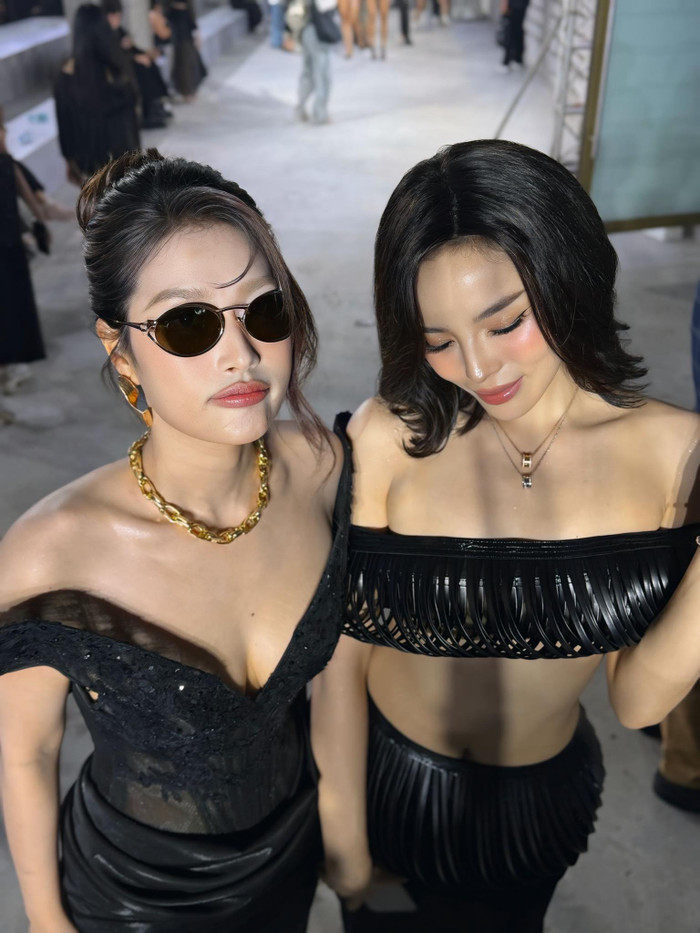 Túi đôi 69 triệu của Kỳ Duyên và Thiên Ân sở hữu thiết kế nổi bật. Ảnh: FBNV