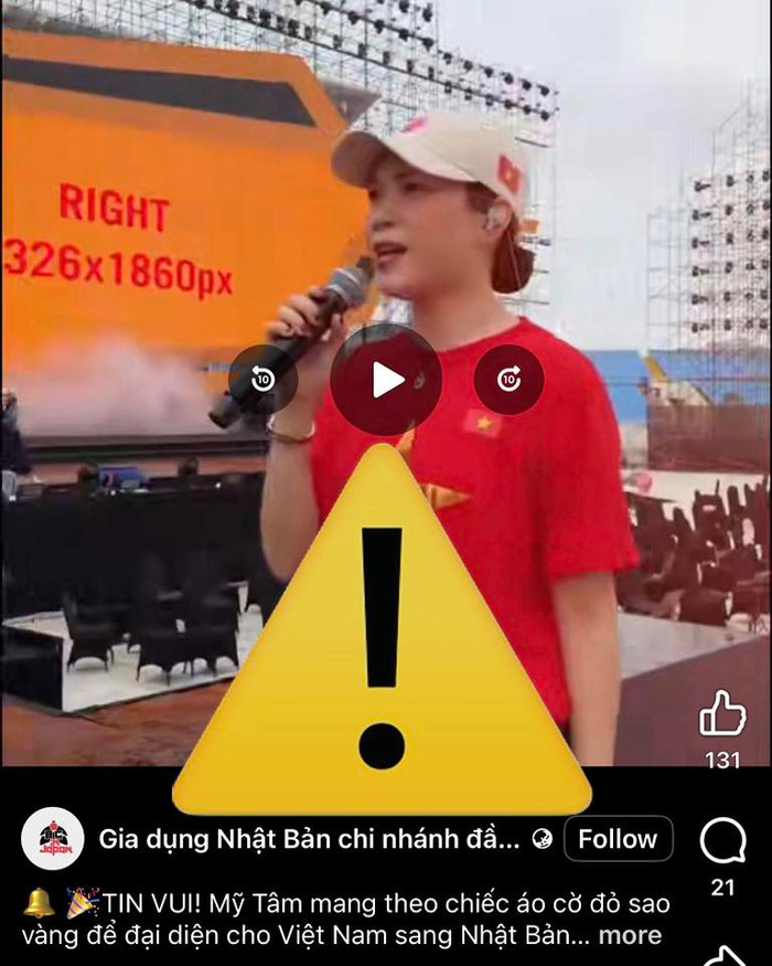 Trước đó, Mỹ Tâm cũng đã nhiều lần đăng tải về những thông tin liên quan đến việc bản thân bị giả mạo bởi AI. (Ảnh: FBNV)