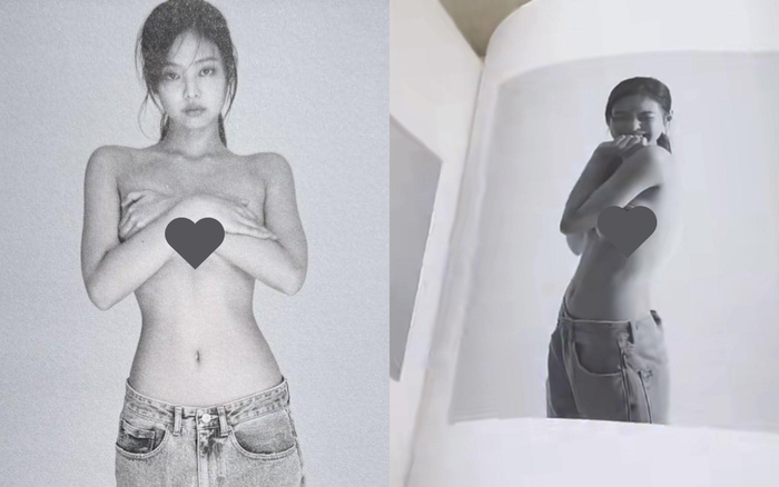 Jennie không ngần ngại tung ảnh gợi cảm trong photobooth vừa mới phát hành. Ảnh chụp màn hình