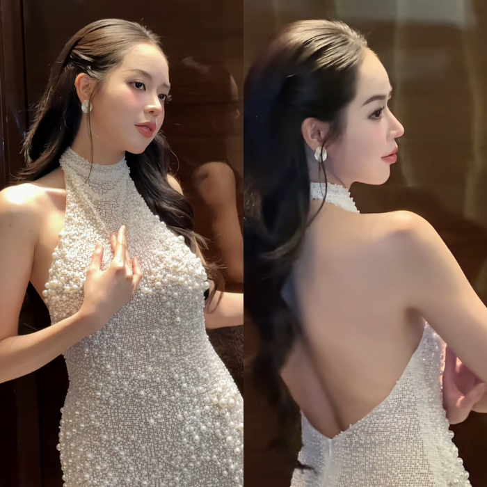 Thanh Thủy khoe visual ngọt ngào trong lần xuất hiện mới nhất. Ảnh chụp màn hình