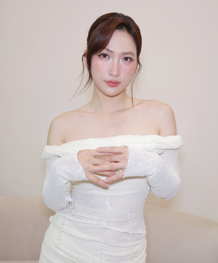 Phương Anh Đào lần đầu nói về chuyện 'đối đầu' Trấn Thành (Ảnh: FBNV).