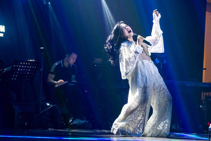 Nữ ca sĩ gạo cội kéo micro xa tít nhưng giọng hát vẫn vang lồng lộng, cộng đồng mạng 'dát vàng lỗ tai' Ảnh 5