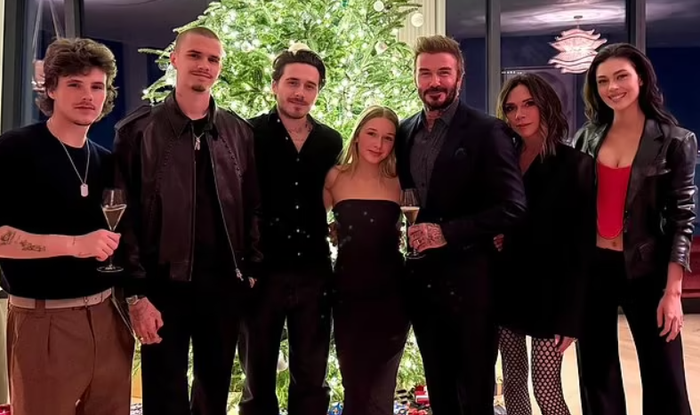 Gia đình Beckham trong thời điểm còn xuất hiện cùng nhau trước khi rạn nứt bùng nổ