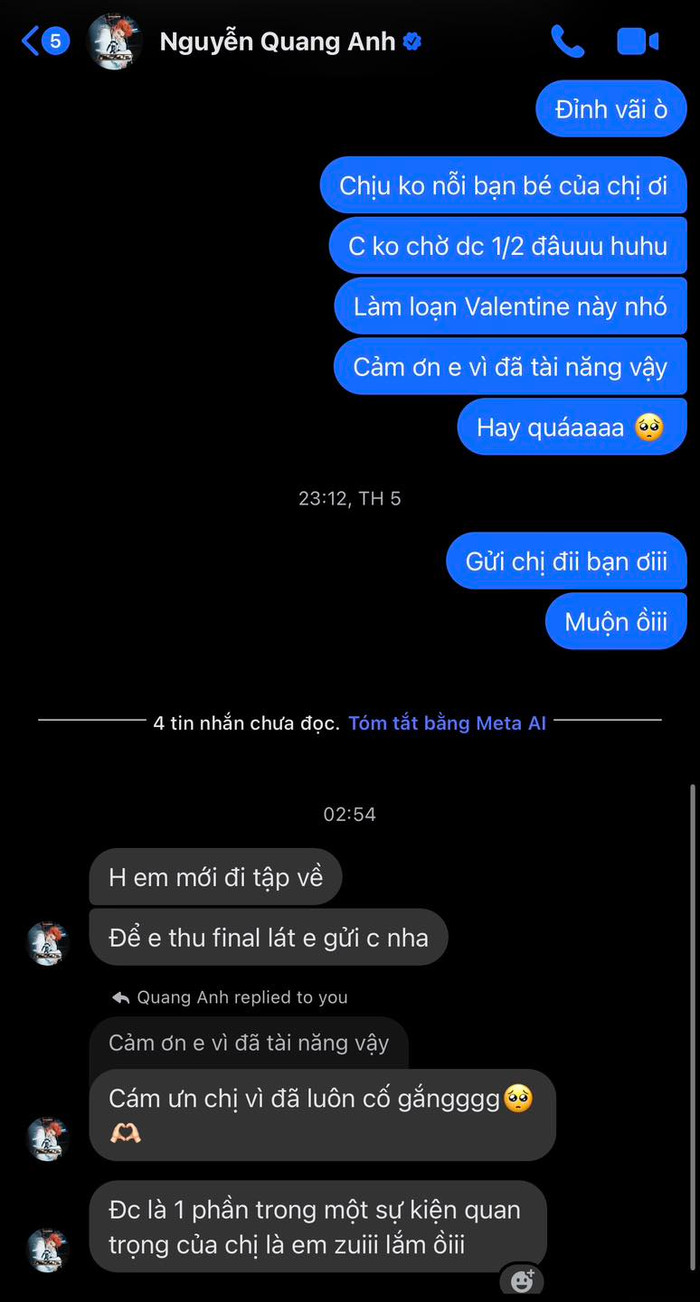 Hòa Minzy công khai đoạn tin nhắn với người đặc biệt khiến dân tình 'dậy sóng' Ảnh 3