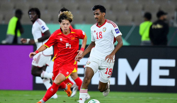 U23 Việt Nam thắng thuyết phục U23 UAE. Ảnh: AFC