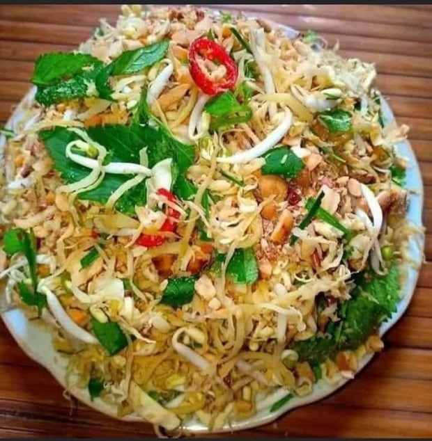 Nhút Thanh Chương - món ngon từ xơ mít muối chua.