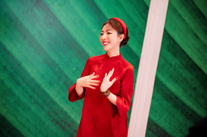 Thu Trang đã đăng tải bài viết chúc mừng đội tuyển U23 Việt Nam trên trang cá nhân (Ảnh: FBNV).