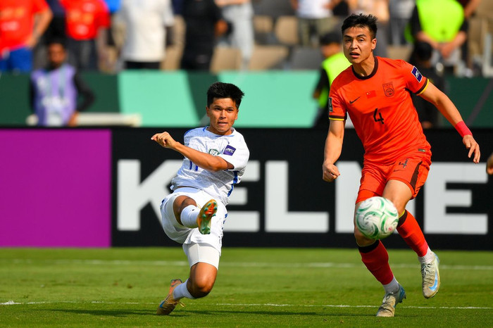 U23 Trung Quốc đã tạo nên cú sốc lớn tại VCK U23 châu Á 2026 khi loại U23 Uzbekistan sau loạt luân lưu cân não, qua đó giành vé vào bán kết để đối đầu U23 Việt Nam. Ảnh: AFC