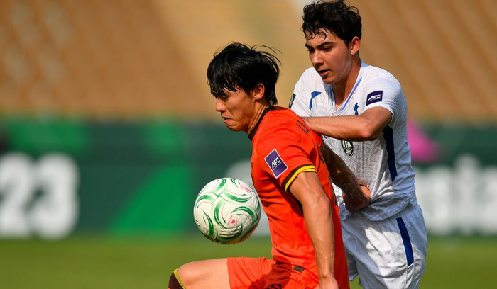 “Lập kỳ tích lịch sử! U23 Trung Quốc lần đầu vào bán kết U23 châu Á”, tờ Sohu giật tít. Ảnh: AFC