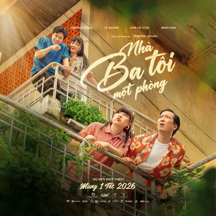 Anh Tú Atus và nữ diên viên Lê Khánh là hai mảnh ghép tiếp theo góp mặt trong phim Tết 2026 của Trường Giang&nbsp;