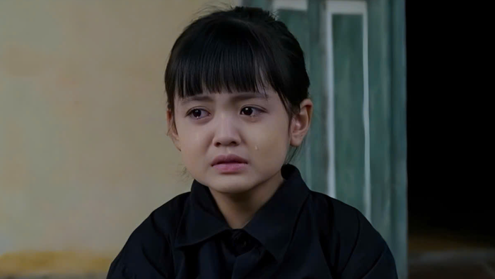 Ánh mắt ngấn lệ của Cherry An Nhiên trong Gia đình trái dấu khiến nhiều khán giả rơi nước mắt