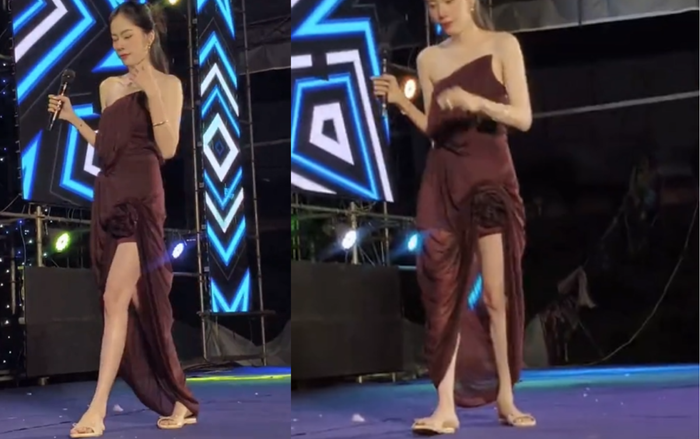 Thực hư hình ảnh Nam Em mang dép bệt hát trên sân khấu Ảnh 1