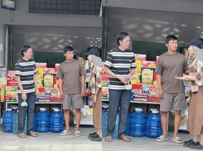 Hoài Linh xuất hiện tại phim trường ở Đạ Tẻh (Lâm Đồng) với tạo hình giản dị, khắc khổ, làm dấy lên nhiều đồn đoán về dự án mới