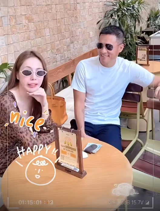 Một trong những hình ảnh mới nhất của Thủy Tiên và Công Vinh. Ảnh: FBNV
