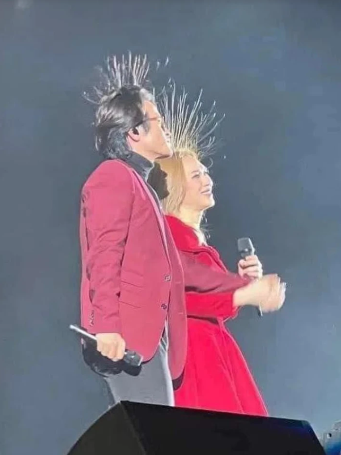 Mỹ Tâm và Hà Anh Tuấn bị 'dựng tóc' khi song ca.