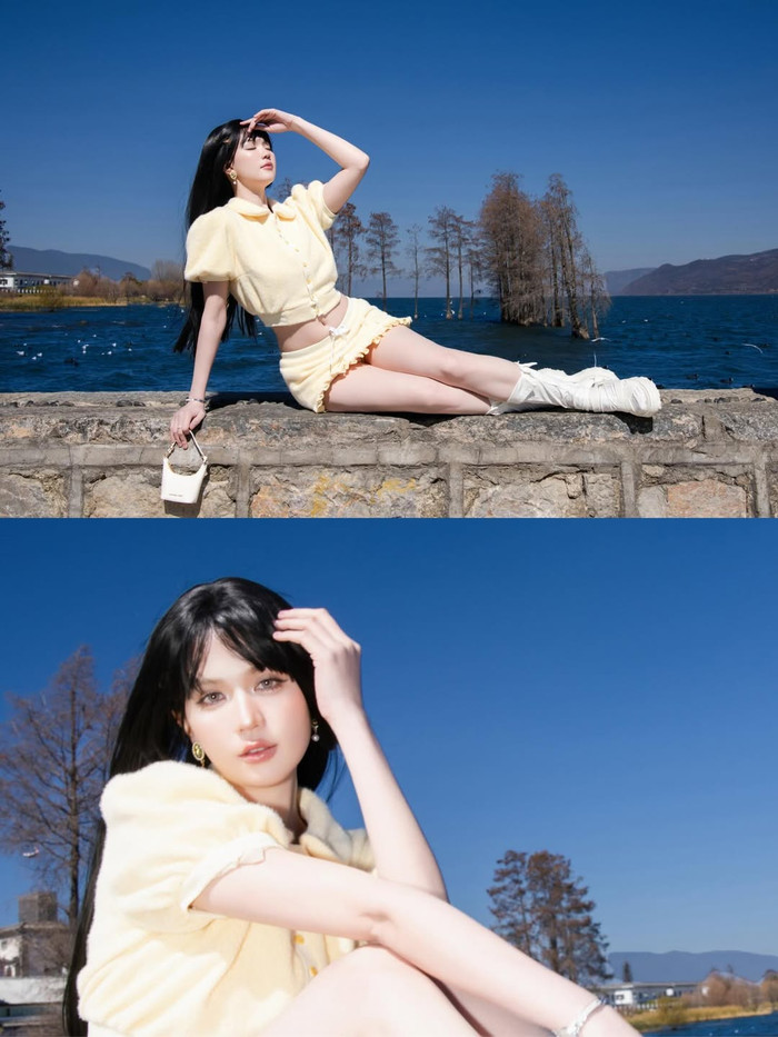 Ngọc Trinh vừa đăng tải loạt ảnh mới trên trang cá nhân thu hút sự chú ý từ cư dân mạng (Ảnh: ISNV).