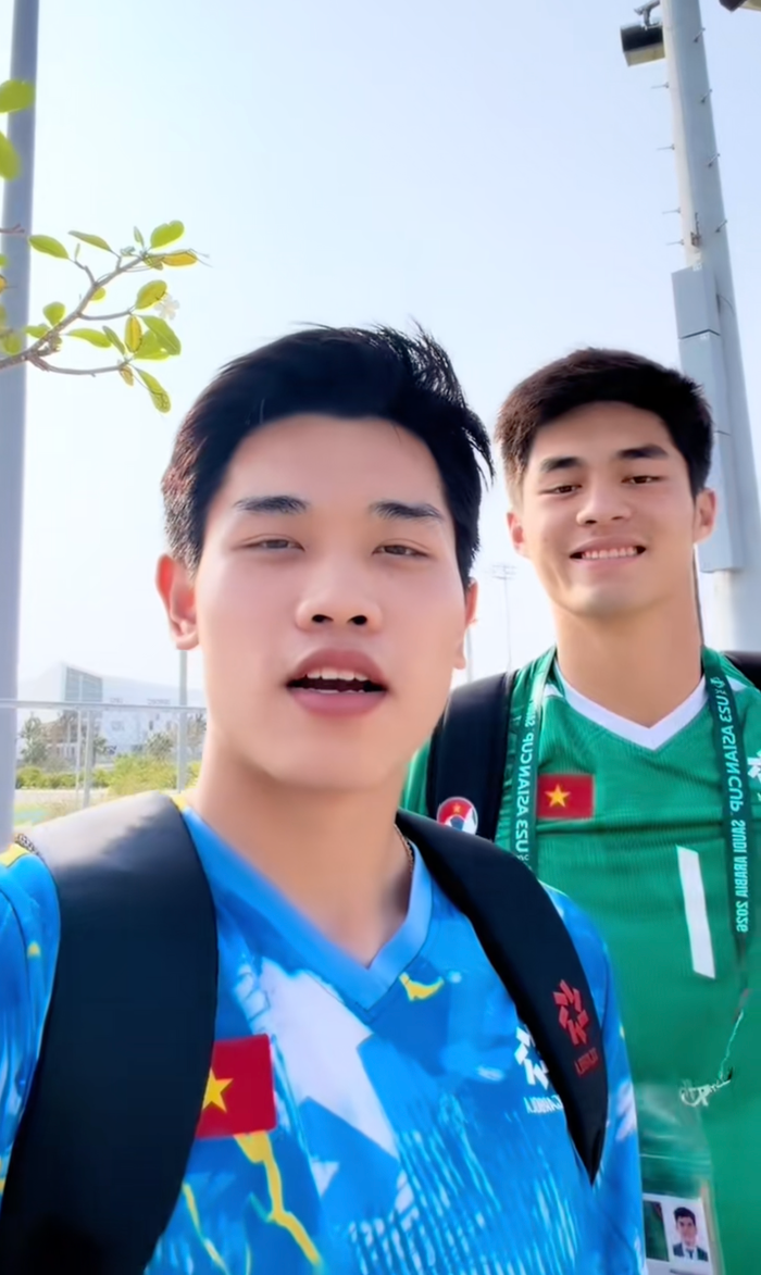 Tiền đạo Đình Bắc đã đăng tải đoạn video giới thiệu kênh TikTok cá nhân của mình. (Ảnh: chụp màn hình)