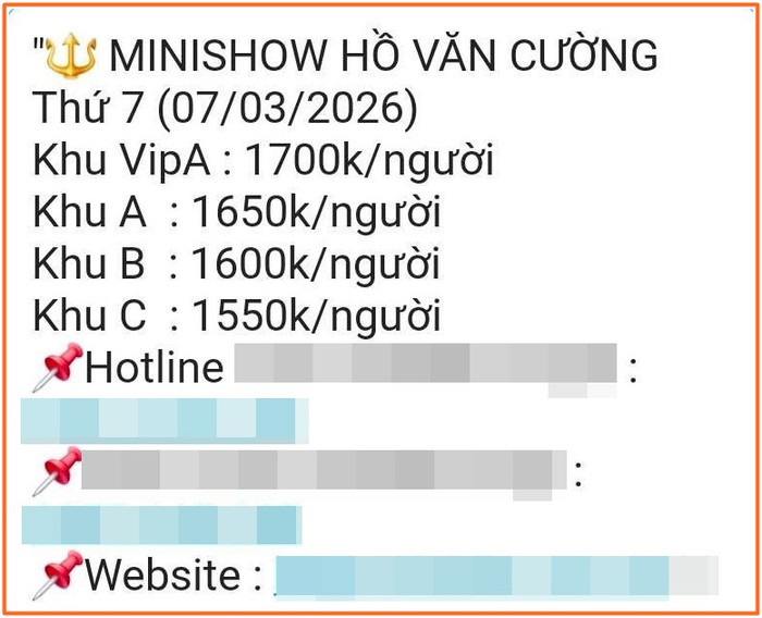 Xôn xao giá tiền để nghe Hồ Văn Cường hát Ảnh 3