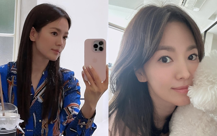 Song Hye Kyo từng có một thời gian để mái tóc dài truyền thống. Ảnh: IGNV