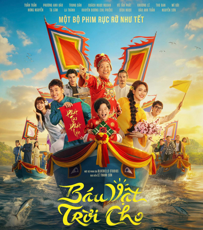 Poster ' Báu Vật Trời Cho' dự kiến khởi chiếu Mùng 1 Tết 2026. - Ảnh: NSX&nbsp;