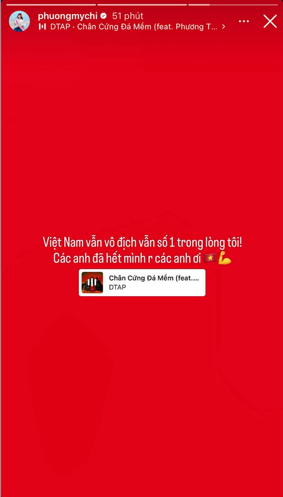 Chia sẻ của Phương Mỹ Chi ngay lập tức thu hút sự chú ý từ cộng đồng mạng (Ảnh: Chụp màn hình).